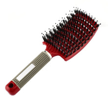 Load image into Gallery viewer, 2019 Women Hair Scalp Massage Comb Bristle &amp; Nylon Hairbrush Wet Curly Detangle Hair Brush for Salon Hairdressing Styling Tools