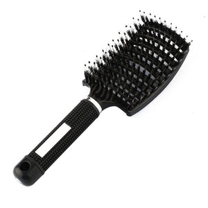 2019 Women Hair Scalp Massage Comb Bristle & Nylon Hairbrush Wet Curly Detangle Hair Brush for Salon Hairdressing Styling Tools