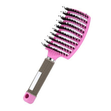 Load image into Gallery viewer, 2019 Women Hair Scalp Massage Comb Bristle &amp; Nylon Hairbrush Wet Curly Detangle Hair Brush for Salon Hairdressing Styling Tools